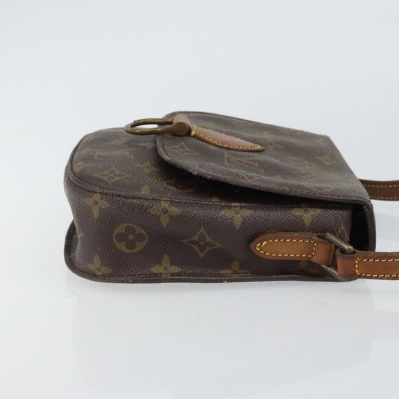 Authentic LOUIS VUITTON Monogram Saint Cloud MM Shoulder Bag M51243 LV - Picture 10 of 16